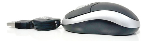 Mouse Óptico 800dpi Cabo Retrátil 1810 Pisc