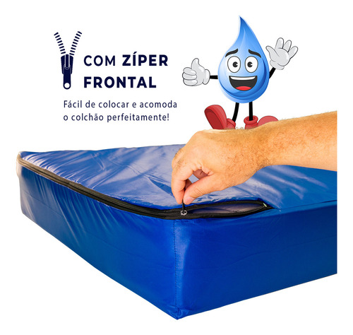 Capa Colchão Impermeável Hospitalar Solteiro Varias Medidas 78x188x18