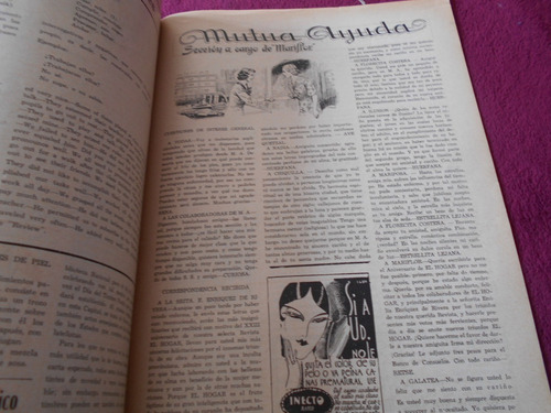 Revista Hogar 1936 Lupita Gallardo Portada Cielito Lindo (Usado)