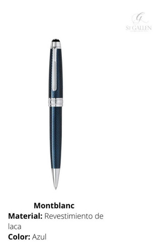 Bolígrafo Meisterstuck Solitaire Blue - Montblanc