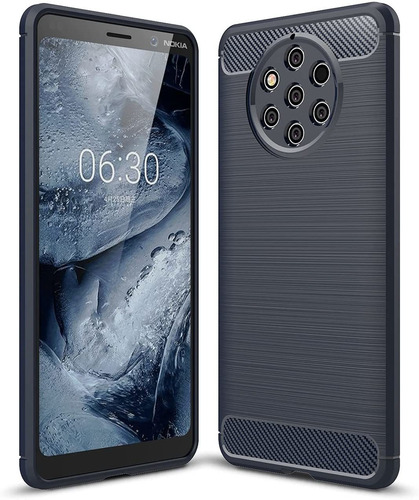 Funda Para Nokia 9 Pureview Carbon Fiber Shock4664