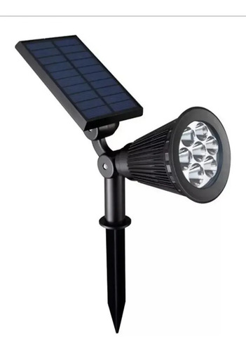 3 Luminária De Espeto Solar Com Pontos De Led (8w)