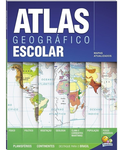 Livro Atlas Geografico Escolar