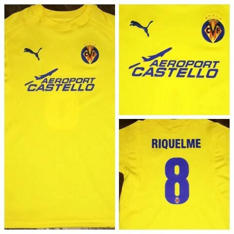 Camiseta Retro Villarreal Juan Román Riquelme #8
