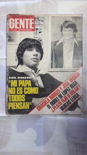 Revista Gente 818 Abel Monzon Graciela Borges 26 Marzo 1981