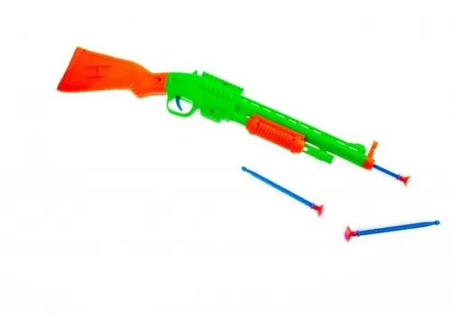 Set Rifle Ametralladora Pistola Lanza Dardos Juguete Ni os