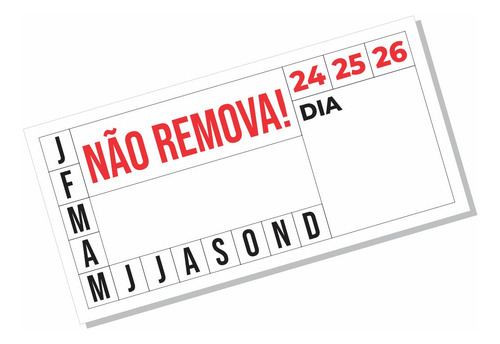 1160 Empire Print Lacre Casca de Ovo Destrutível Selo 2x1 Cm Cor Branco Desenho Impresso