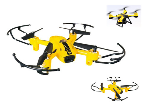 Drone Quadricóptero Controle Remoto Luz Recarregável Voo