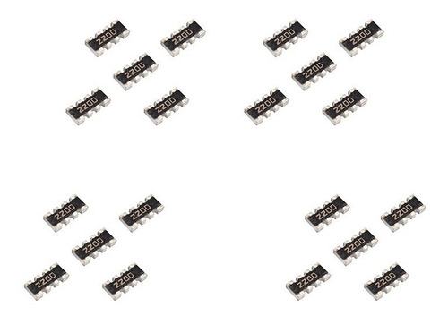 20pzs Matriz De Resistencias 220 Ohms 1206