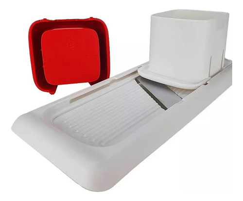Super Chef Ralador Tupperware Mini Branco E Vermelho