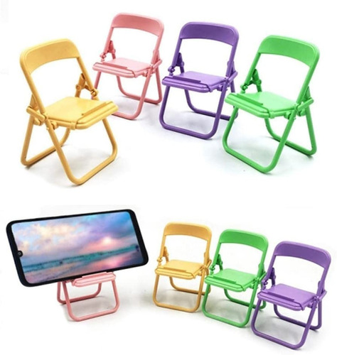 5 Piezas Soporte Porta Celular Plegable Kawaii Universal