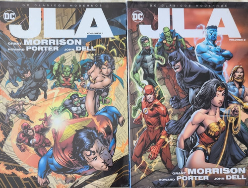 Dc - Jla / Justice League Tomo 1 Y 2 / Morrison / Televisa