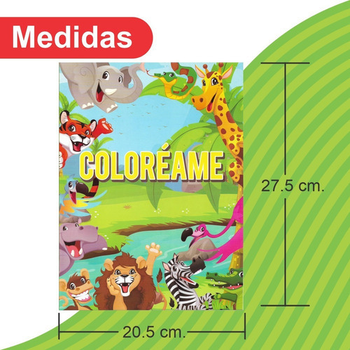 Cuaderno Para Colorear Animales - Pinguscolor