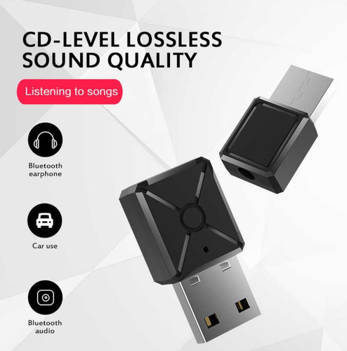 Transmisor Y Receptor Mini Usb Bluetooth 5.0 Tv Aux / Rx- Tx