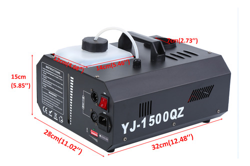2pcs Smoke Machine 1500w Inalambrico Fogger Maquina Stage