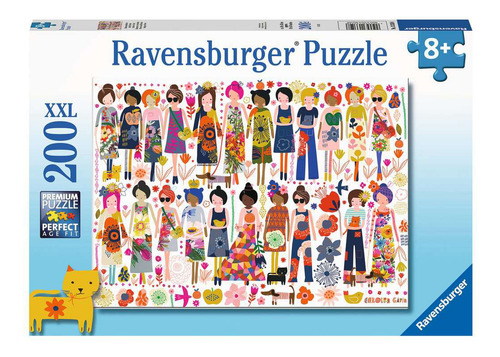 Rompecabezas Amigos Y Flores 200pz Ravensburger