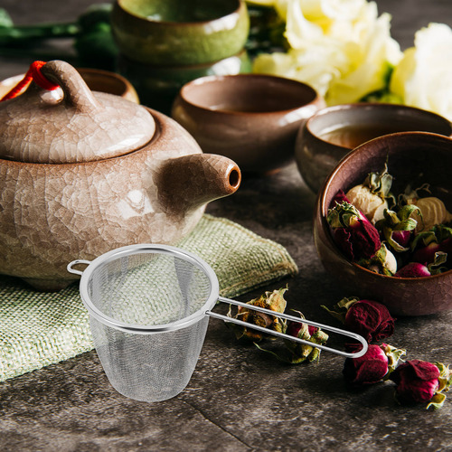 Infusor De Té De Malla Fina De Acero Inoxidable, Holgado
