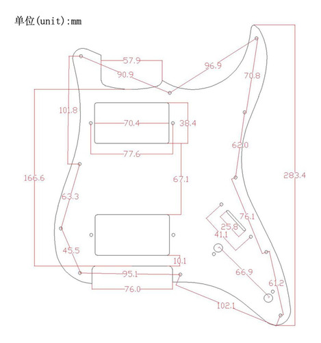 Accesorio De Piezas De Guitarra Eléctrica 4 Piezas