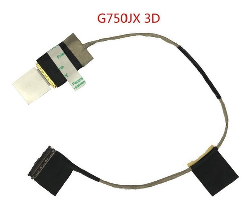 Imagen 1 de 5 de Cable Flex Pantalla Asus Rog G750j-2d Incluye Instalacion