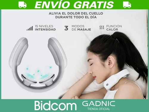 Masajeador De Cuello Gadnic Inalambrico Elctroestimulador