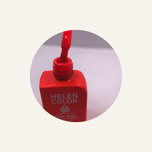 Esmalte Em Gel Helen Color Coleção Conexão 12ml 137 Laranja