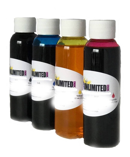 Botellas De Tinta Compatible Epson T664 Cantidad: 60ml X 4