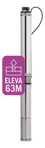 Bomba Sumergible Pozo Acero Inox 750w Agua Limpia Pluvius