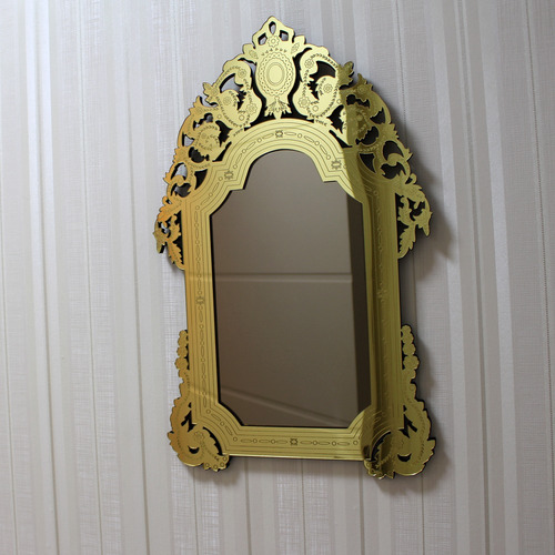 Imagem 6 de 8 de Quadro Espelho Veneziano Decorativo Sala 100x200 - 38.85