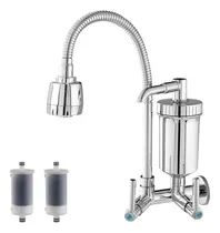 Comprar Torneira Cozinha Parede Gourmet Com Filtro + 2 Refils