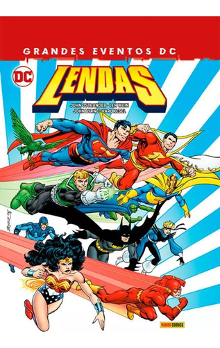 Lendas (grandes Eventos Dc), De John Ostrander. Editora Panini, Capa Dura Em Português