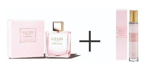 Combo Perfume Giesso Esencia Mujer 60ml + 18ml De Cartera