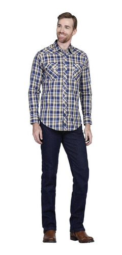 Imagen 4 de 5 de Camisa Vaquera Wrangler Hombre Western Fashion W06