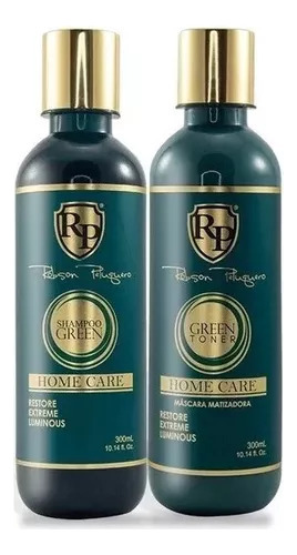 Kit Rp Matizador Robson Pelu Green  Shampoo300ml + Máscara 