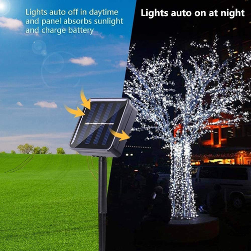 Mc 2pc Luces Decorativas Serie Alambre Cobre 30 M 300 Leds C