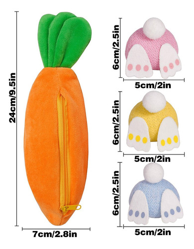 Conejitos De Zanahorias De Pascua Juguete De Juguete Animal