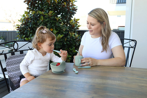 Juego De Cucharas De Silicón Para Bebé Dreambaby