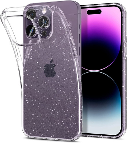 Funda Spigen Liquid Glitter Para iPhone 14 Plus Pro Max