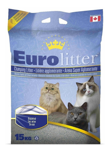 Arena Para Gato Euro Litter Euro Litter 15kg