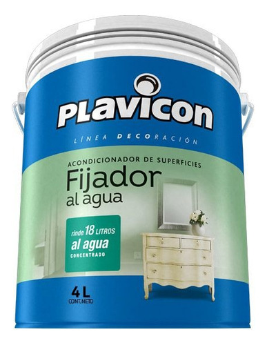 Plavicon Fijador Al Agua X4l - Colornet 