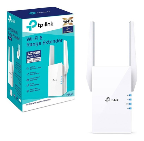 Repetidor Tp-link Re505x Ax1500 Wi-fi 6 One Mesh Dual Band