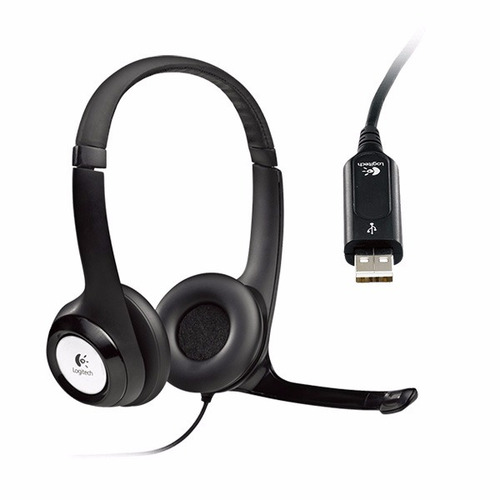 Audífonos / Diadema Con Micrófono Logitech Usb Headset H390