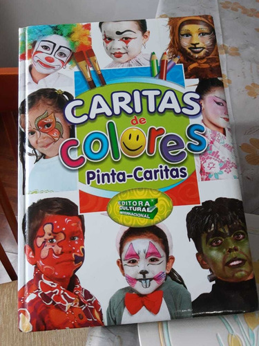 Libro Cáritas De Colores Pintacaritas