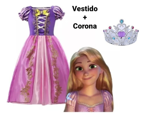 Disfraz Princesa Rapunzel Niña