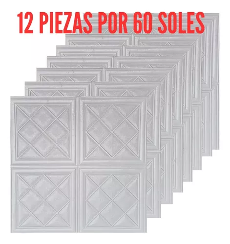 PAPEL TAPIZ PE PARA PARED ESPUMA 3D AUTOADHESIVO PEGATINAS 68*76CM MAM –  DECO HOUSE MX