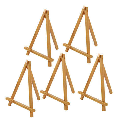 5 Peças De Madeira Mini Cavalete Quadro Mesa Cavalete .