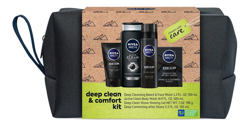 Nivea Men Clean Deep Skin Care Collection Para Hombres, Set.