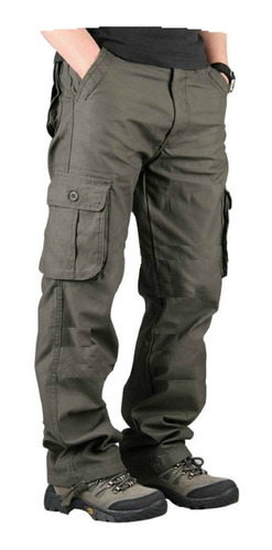 Pantalon Cargo Men Warrior Reforzado Hard Work Militar Ffaa 