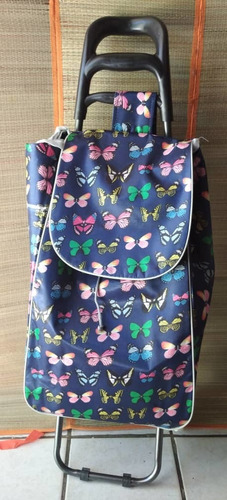 Carrito De Mercado Elegante Plegable Con Bolsa