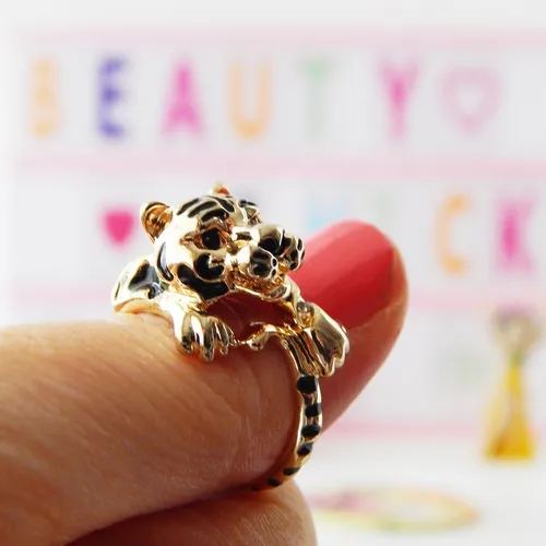 Anillo tigre online oro