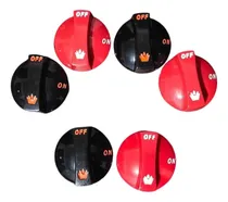 Comprar Perilla Para Cocinas Industriales En Metal Color Rojo
